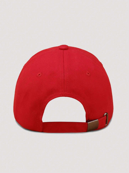 1pc Men's Casual Adjustable Baseball Cap With Letter Pattern Printing Suitable For Daily Wear