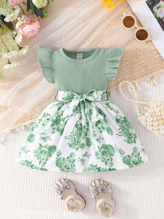 Baby Girl Floral Printed Dress