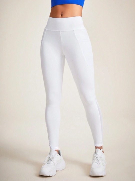 Yoga Basic High Stretch Pocket Sports Leggings