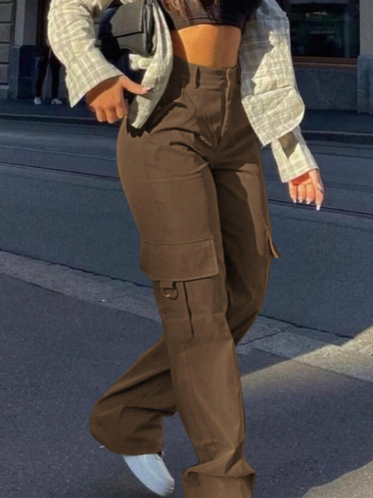 Women's Pocketed Cargo Pants