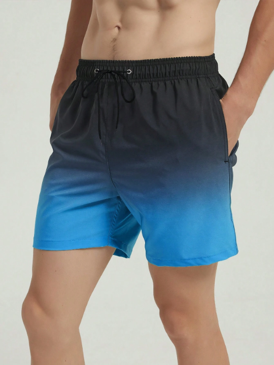 Manfinity Swimmode Men's Gradient Beach Shorts