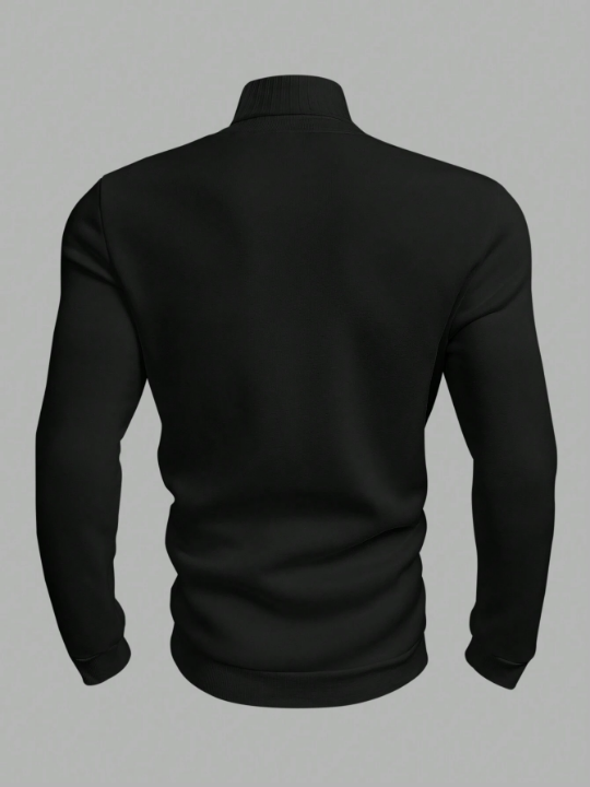 Manfinity Homme Men's High Neck Long Sleeve Sweatshirt