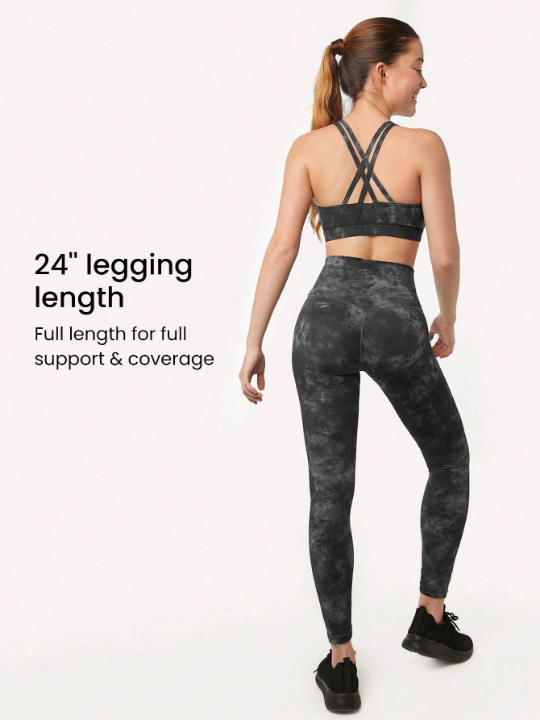 GLOWMODE 24" FeatherFit Crossover Leggings