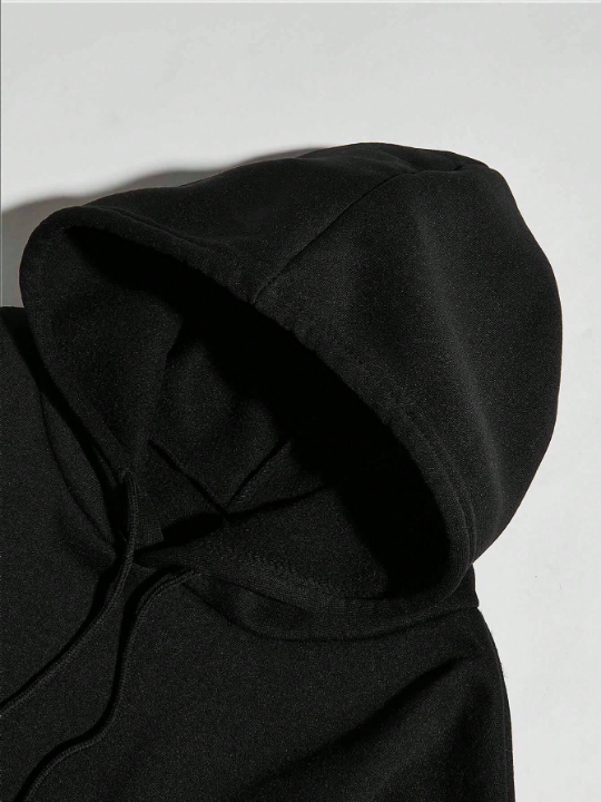 Men's Dragon Pattern Hoodie With Back Print