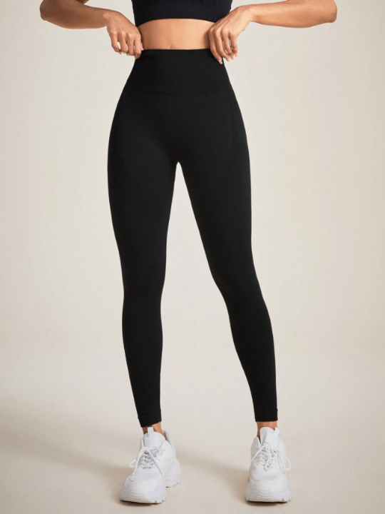 Yoga Basic High-Stretch Seamless Sports Leggings