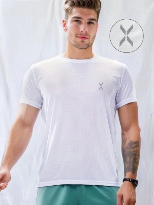 Men's Quick-Dry Workout Running T-Shirt For Gym And Casual Gym Clothes Men Basic T Shirt