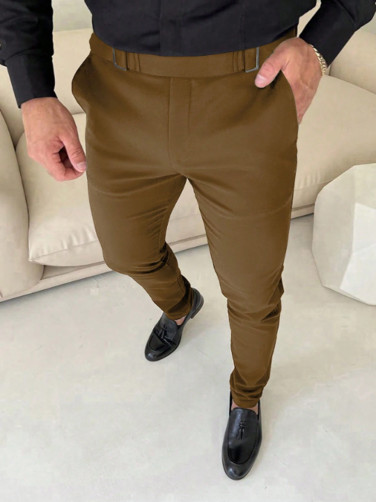 Manfinity Mode Men's Solid Color Pants