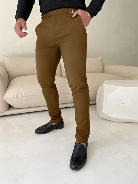 Manfinity Mode Men's Solid Color Pants