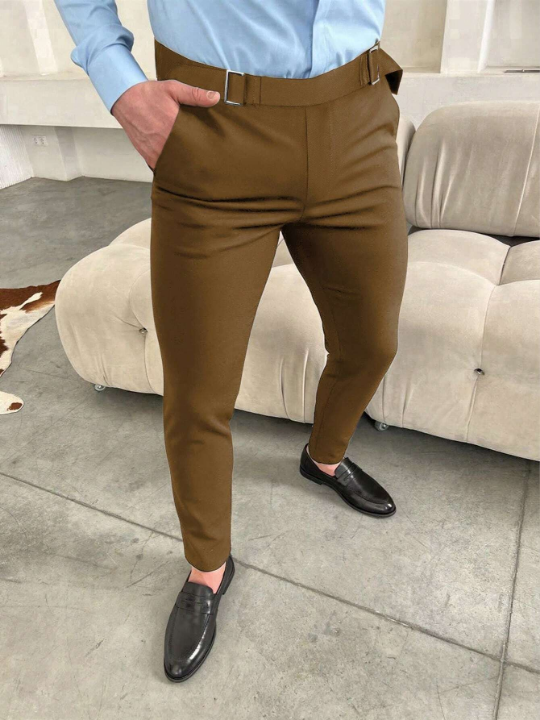 Manfinity Mode Men's Solid Color Pants