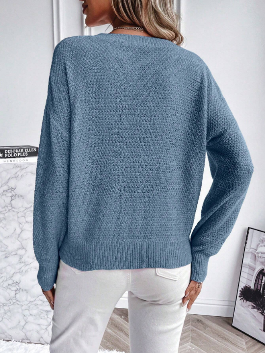 LUNE Lazy Women's Drop Shoulder Sweater