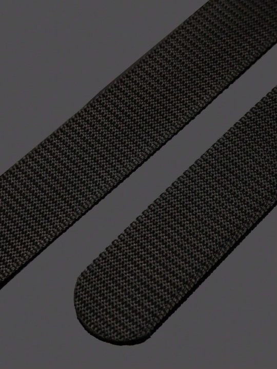 1pc Men's Outdoor Leisure Sports Woven Nylon & Polyester Belt Suitable For Daily Use