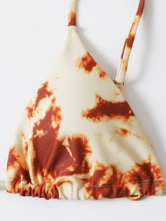 Swim Vcay Tie-Dye Separated Swimsuit Set