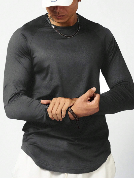 Sport Corelite Men's Long Sleeve Sport T-Shirt With Drop Shoulder