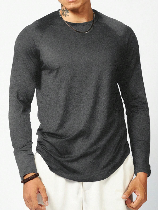 Sport Corelite Men's Long Sleeve Sport T-Shirt With Drop Shoulder