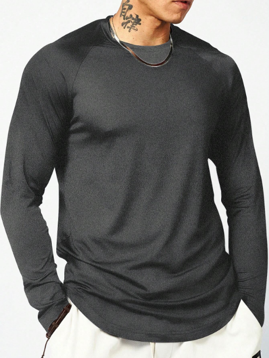 Sport Corelite Men's Long Sleeve Sport T-Shirt With Drop Shoulder