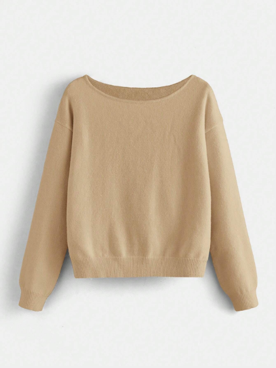 BASICS BASICS Women Solid Color Long Sleeve Sweater