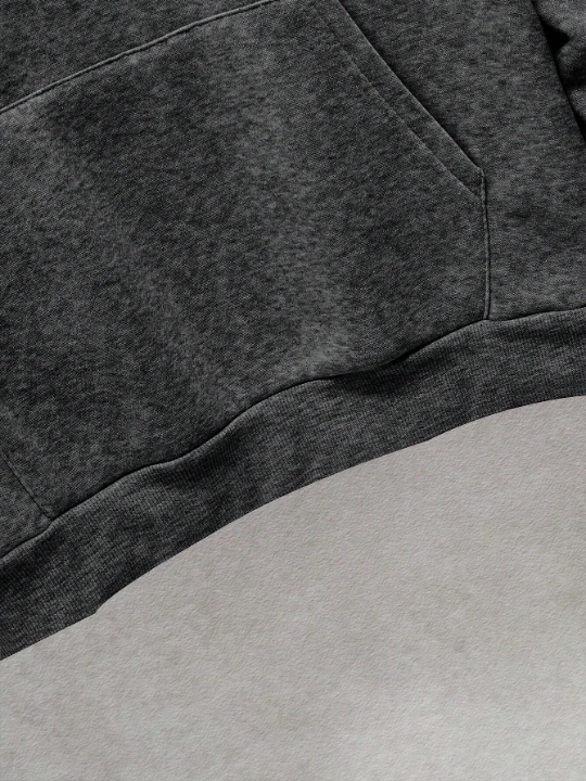 Men's Drawstring Hooded Long Sleeve Sweatshirt