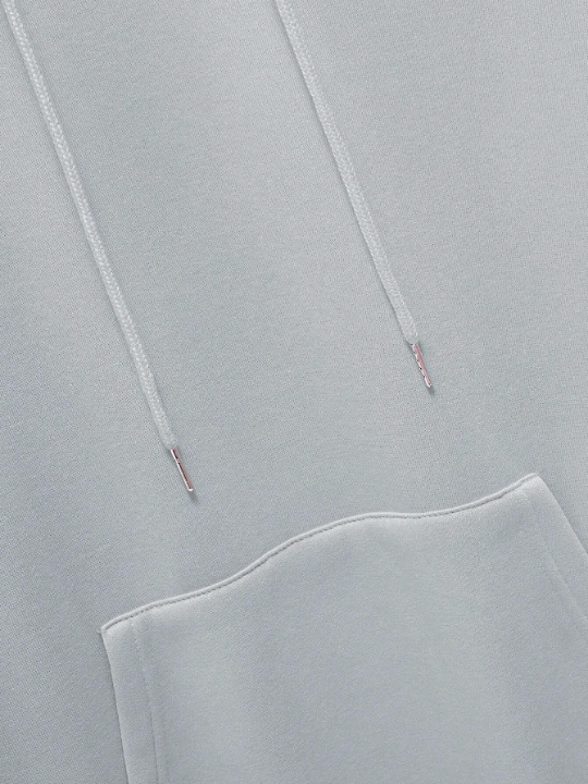 Men's Kangaroo Pocket Warm Lined Long Sleeve Hoodie