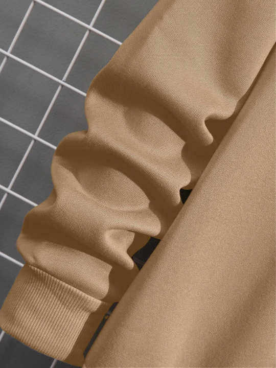 Men's Baseball Collar Zip-Up Sweatshirt