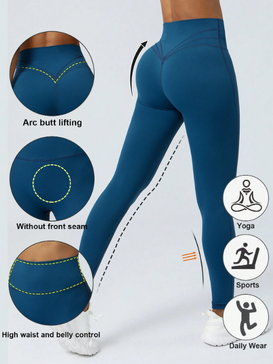 Women's Seamless Yoga Pants For Fitness Exercise With Butt Lifting Function Colanti