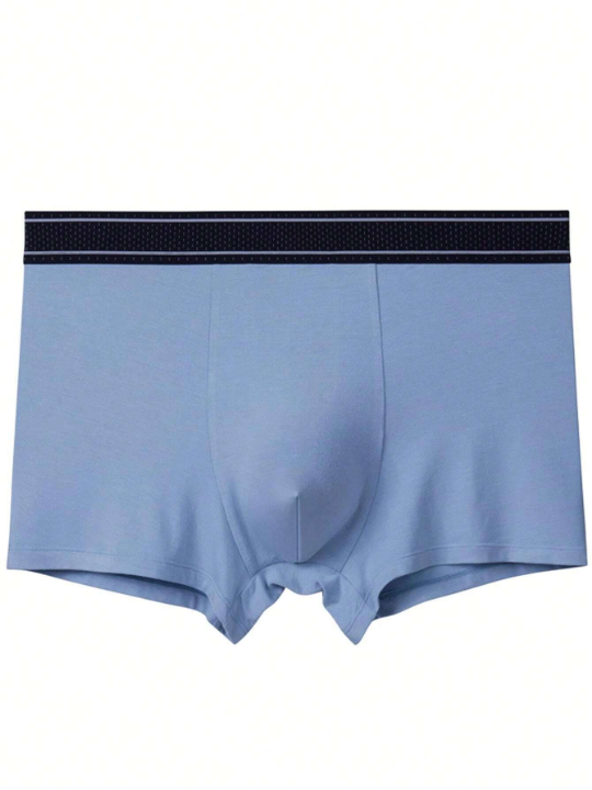 New Men's Ice Silk 3d Printed Breathable Seamless Boxer Briefs