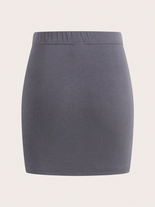 BASICS Women's Solid Color Skirt