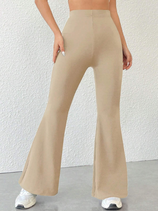 PETITE Those Are High Waisted Slim Fit Flare Pants