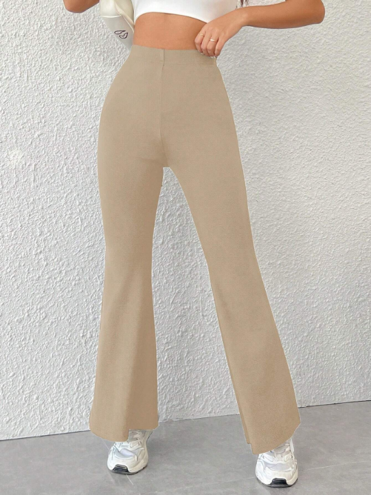 PETITE Those Are High Waisted Slim Fit Flare Pants