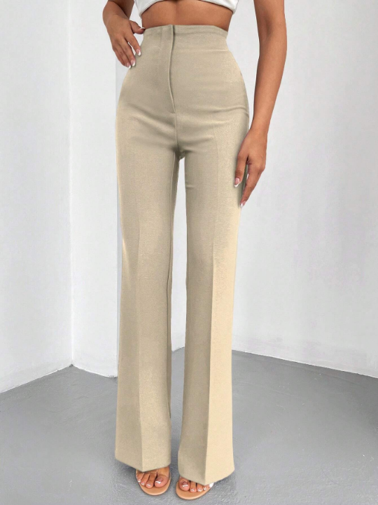 High Waist Straight Leg Pants