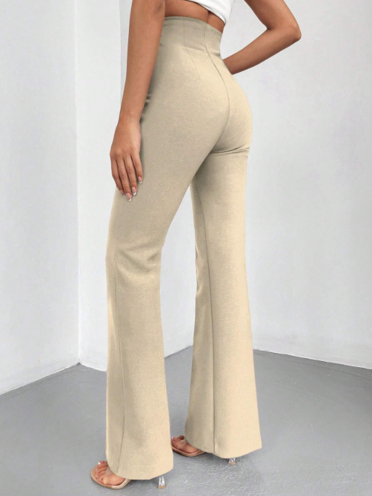 High Waist Straight Leg Pants