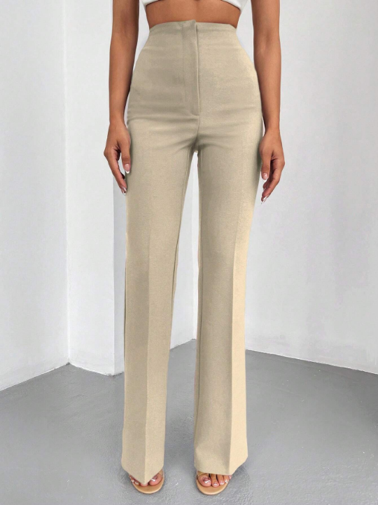 High Waist Straight Leg Pants