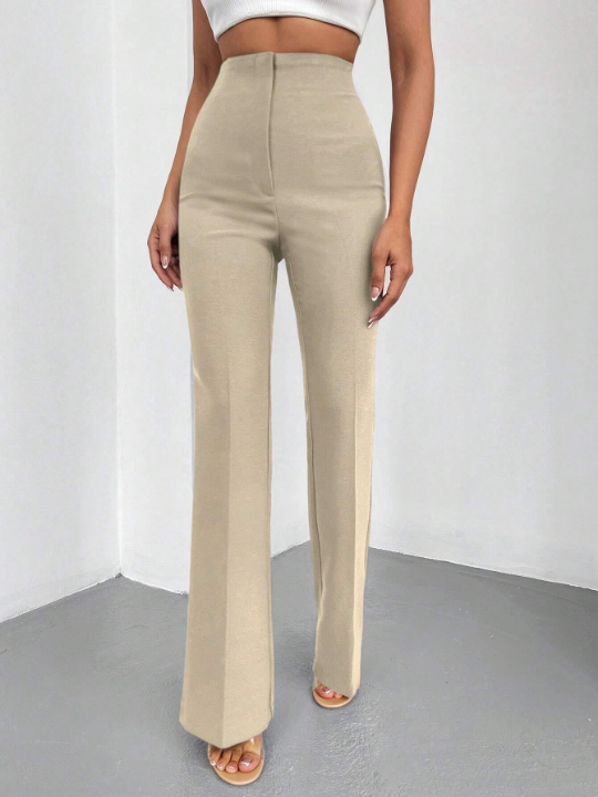 High Waist Straight Leg Pants