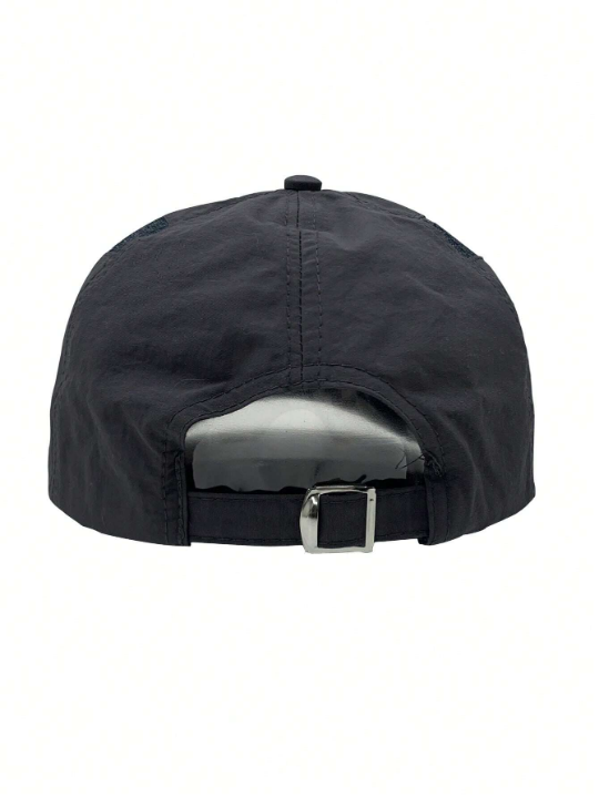 1pc Mesh Breathable Baseball Cap Truck Driver Cap Dad Cap Lightweight Breathable Golf Cap Running Cap