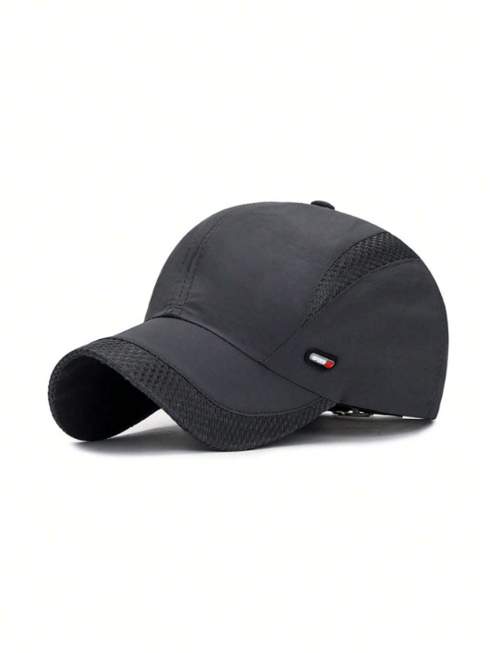 1pc Mesh Breathable Baseball Cap Truck Driver Cap Dad Cap Lightweight Breathable Golf Cap Running Cap