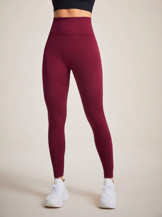 Yoga Basic High Elastic Seamless Sports Leggings