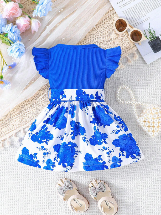 Baby Girl's Floral Printed Dress