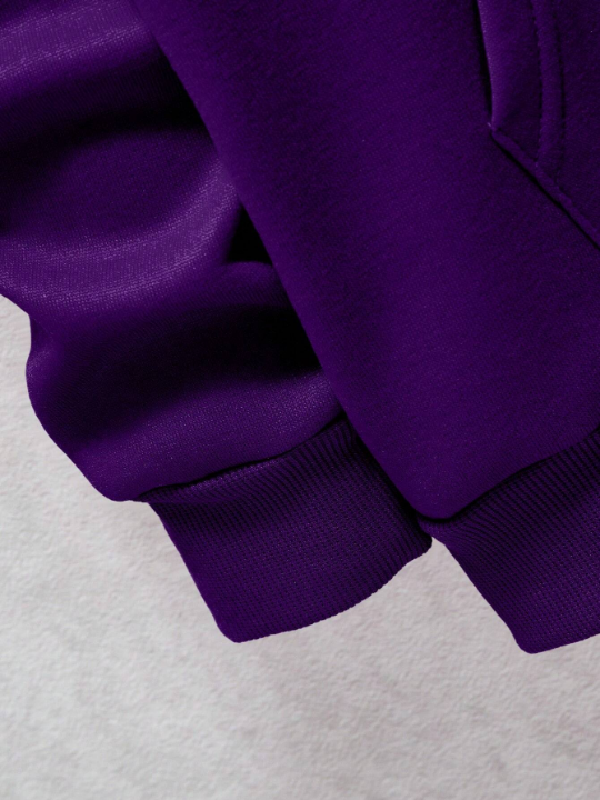 Men'S Cartoon Printed Drawstring Hoodie