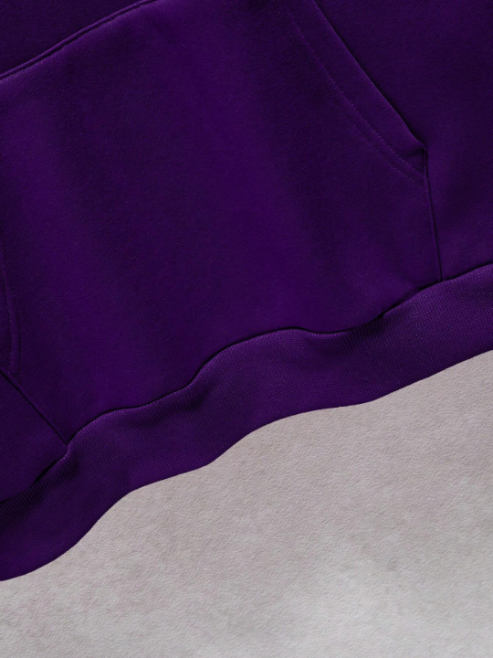 Men'S Cartoon Printed Drawstring Hoodie