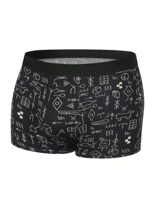 4pcs/Pack Men's Boxer Briefs Shorts For Teenagers, Sports & Comfortable, Summer