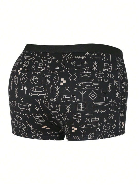 4pcs/Pack Men's Boxer Briefs Shorts For Teenagers, Sports & Comfortable, Summer