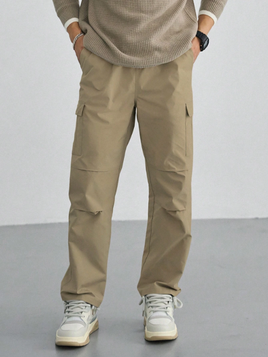 DAZY Men's Solid Color Cargo Pants