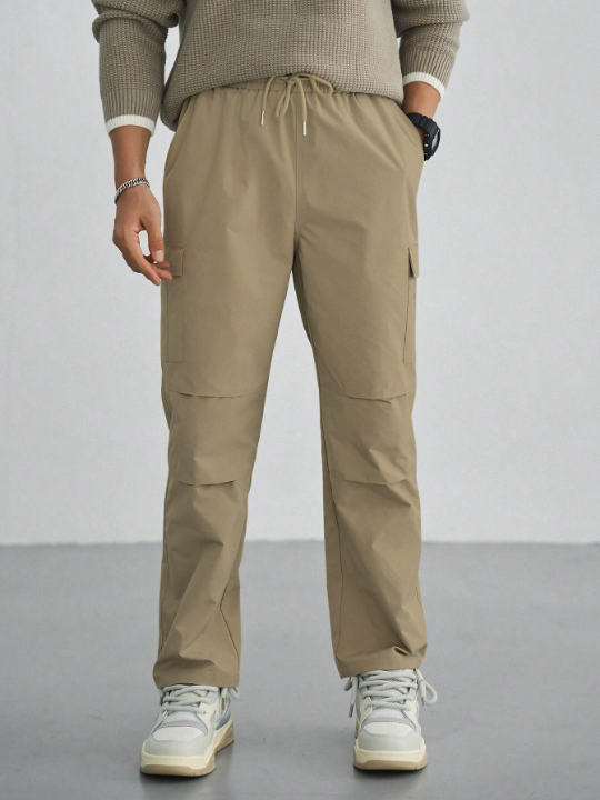 DAZY Men's Solid Color Cargo Pants