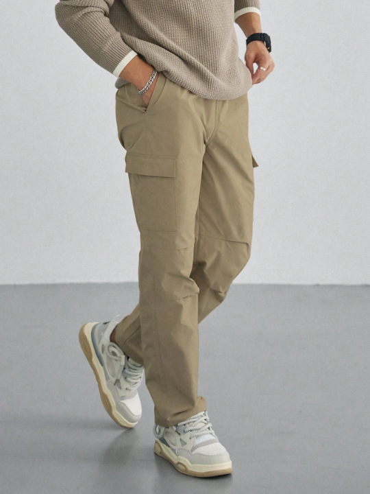 DAZY Men's Solid Color Cargo Pants