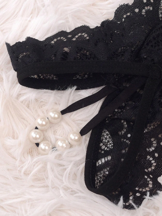 Classic Sexy Crotchless Lace Panty