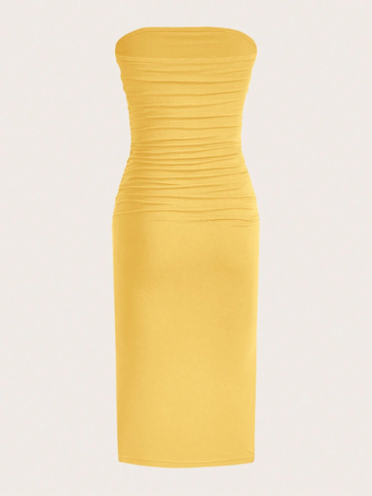 EZwear Knitted Sleeveless Bodycon Dress