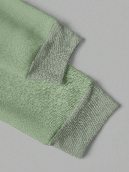 Manfinity Homme Men's Solid Color High Collar Sweatshirt