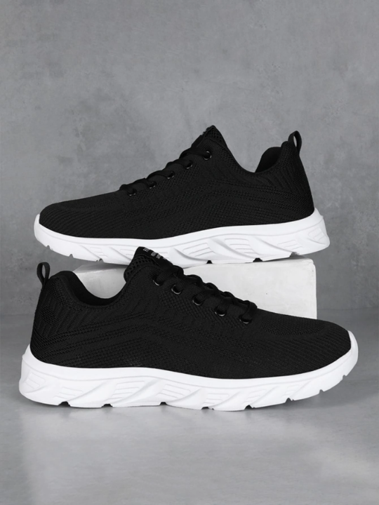 Men's Large Size Sports Shoes For All Seasons, New Style Breathable Mesh Sneakers With Old Money Style, Casual Walking Shoes, Versatile And Fashionable