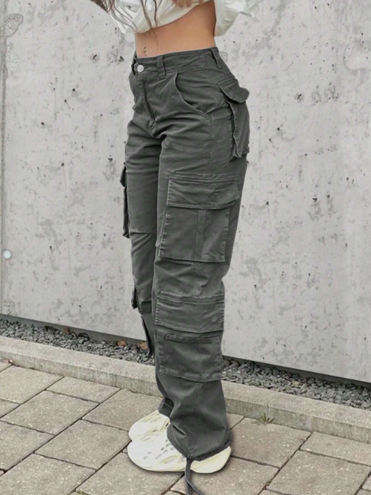 Women's Y2k Style Multi-Pocket Cargo Pants