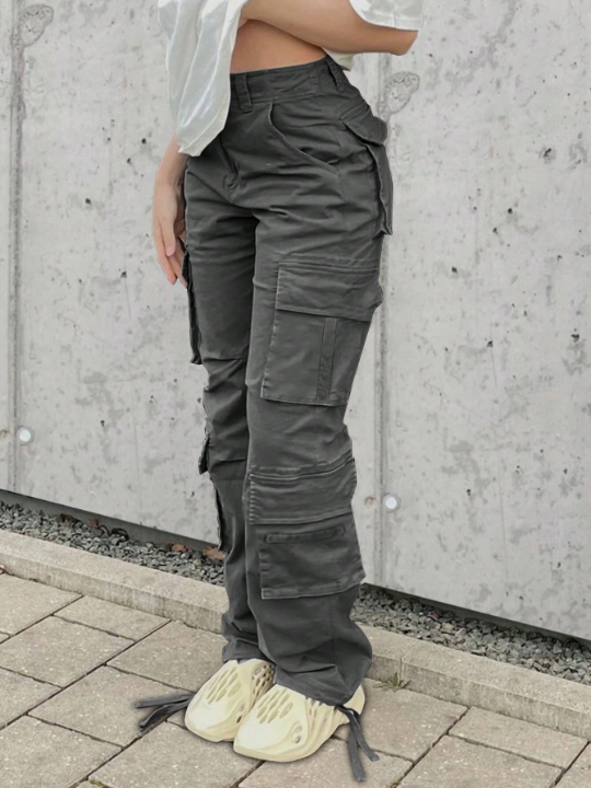 Women's Y2k Style Multi-Pocket Cargo Pants