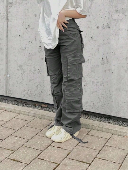 Women's Y2k Style Multi-Pocket Cargo Pants